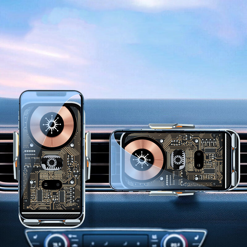 Wireless Charger Automatic Induction Air Outlet Car Phone Holder Vehicle Gym From House