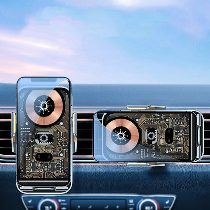 Wireless Charger Automatic Induction Air Outlet Car Phone Holder Vehicle Gym From House