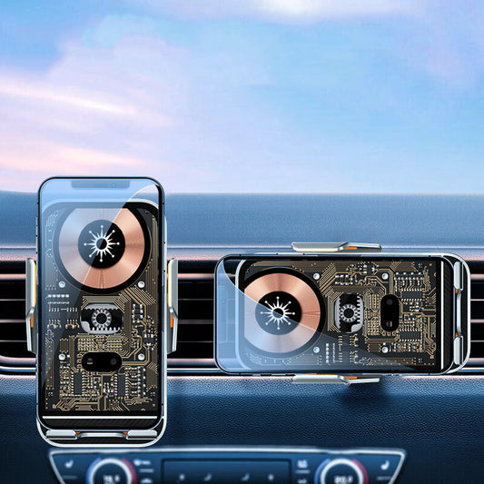 Wireless Charger Automatic Induction Air Outlet Car Phone Holder