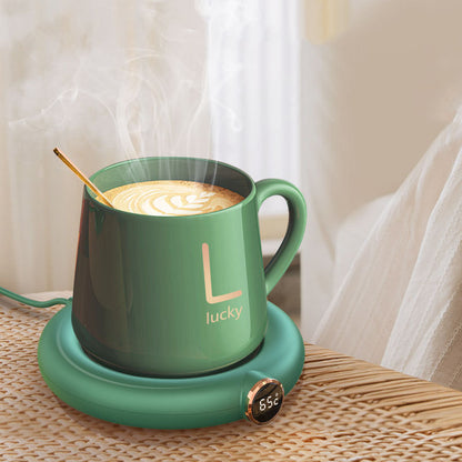 Coffee Mug Warmer Warm Coaster Smart Heating Cup Kitchen DealSniper.net M306 green USB