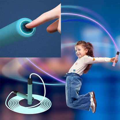 Luminous Rope Tangle-Free Rapid Speed Jumping Rope Crossfit Kids Gym From House