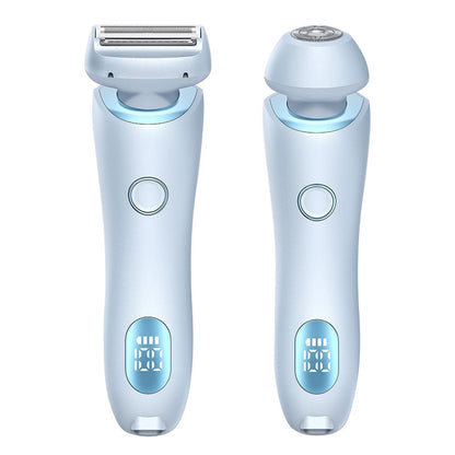 2 In 1 Hair Removal Epilator USB Rechargeable Trimmer Beauty dealsniper-net Blue USB