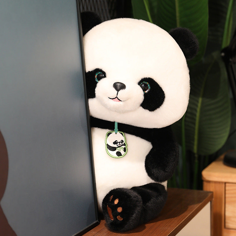 New Cute Giant Panda Mascot Plush Puppet And Doll Kids dealsniper-net