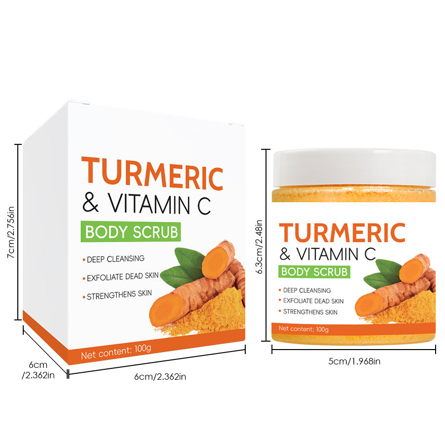 Turmeric Body Cleanser Facial Scrub Cleansing Oil Control Beauty Gym From House
