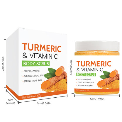 Turmeric Body Cleanser Facial Scrub Cleansing Oil Control Beauty Gym From House