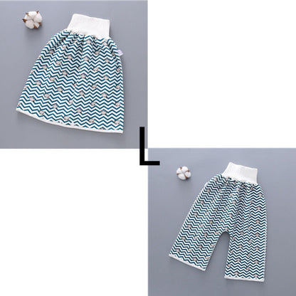 Cotton and bamboo fiber Baby diaper skirt