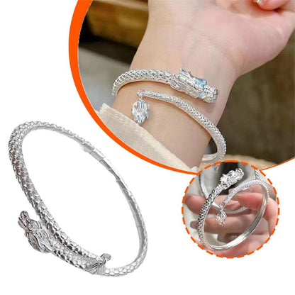 Trendy Magical Dragon Waving Its Tail Chinese Style Men And Women Jewelry Gym From House