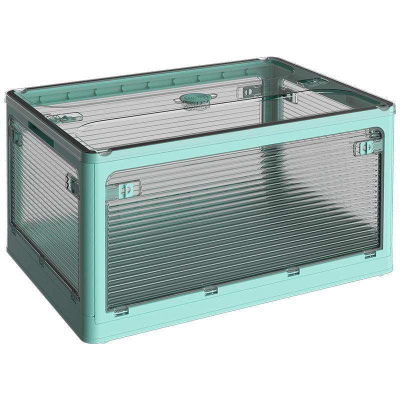 Storage Box Household Large Clothes Quilt Toy Organizer Box House DealSniper.net Blue M