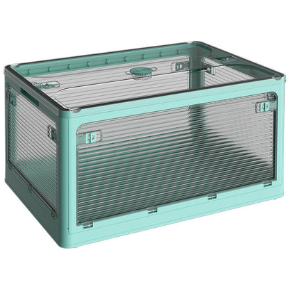 Storage Box Household Large Clothes Quilt Toy Organizer Box House DealSniper.net Blue M