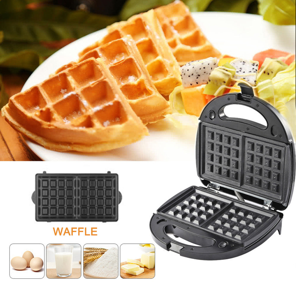 6-in-1 Waffle Maker EU Plug Sandwich Maker Grill Kitchen dealsniper-net