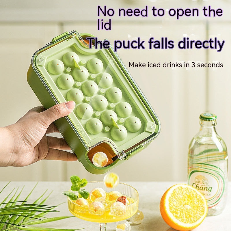 Ice Cube Mold Household Ice Hockey Storage Box Kitchen dealsniper-net