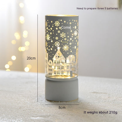 Christmas Luminous Glass Desktop Decoration Holidays dealsniper-net White Goblet