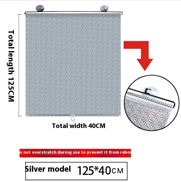 Household Window Sun Protection House DealSniper.net 40x125cm Silver laser