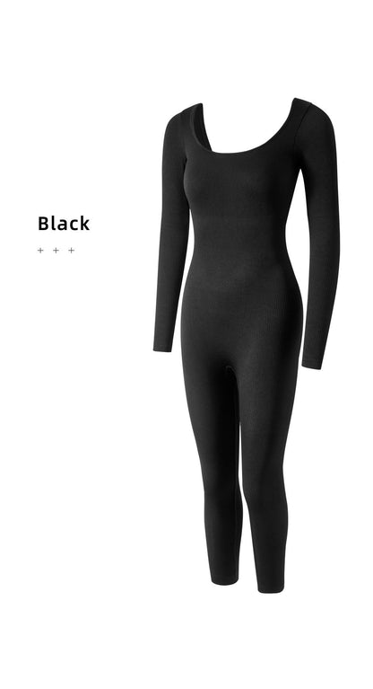Snatched Waist Body Shaper-Long Sleeve And Full Leg