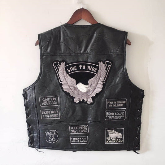 Men's Waistcoat With Silver-gray Embroidery Badge