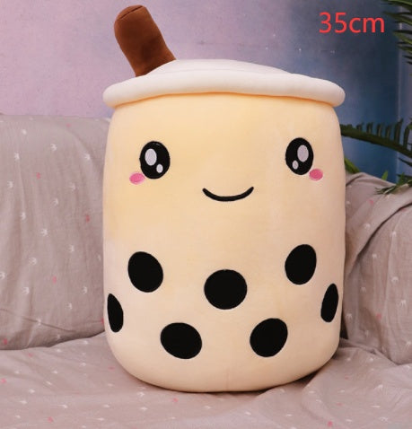 Cute Fruit Drink Plush Stuffed Soft Toy Pillow Cushion