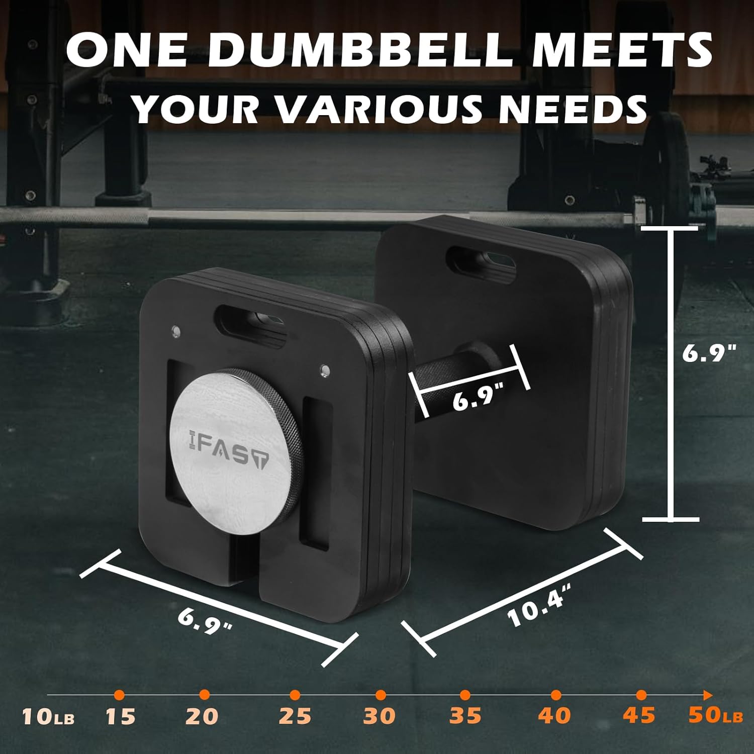 Adjustable Dumbbell 9 In 1 Free Weights For Multiweight Options Jewelry Gym From House