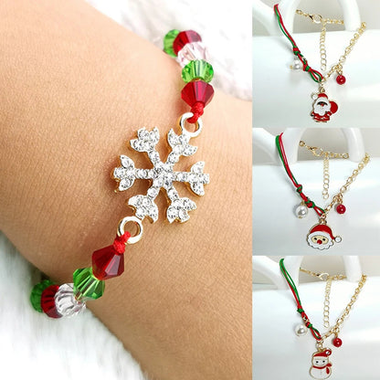 New Christmas Snowman Santa Claus Tree Snowflake Gift