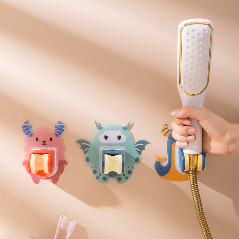 Original New Cartoon Shower Bracket Free Punching House Gym From House