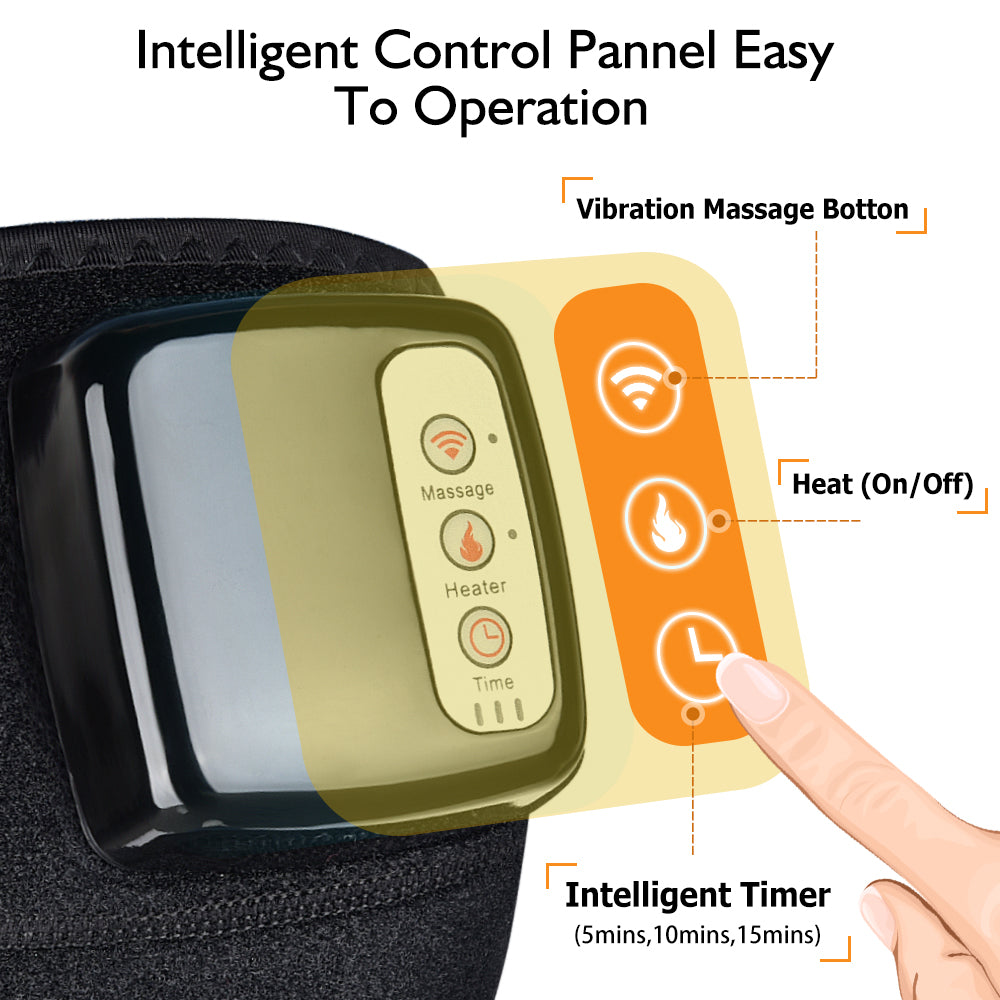 Electric Infrared Heating Knee Massager Wrap Elbow Joint Support Vibration Health dealsniper-net