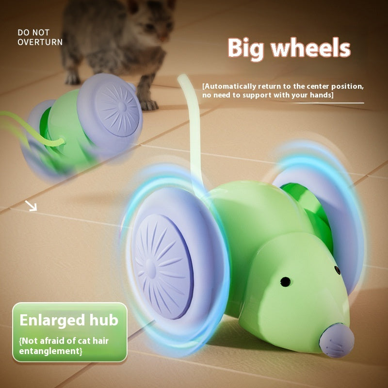Pet Toys Interactive Cat Toy Electric Mouse Car - Automatic Teaser Pets Gym From House