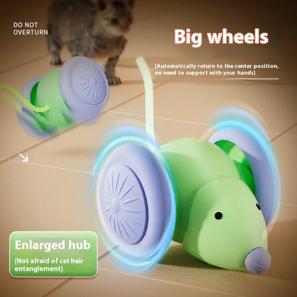 Pet Toys Interactive Cat Toy Electric Mouse Car - Automatic Teaser Pets Gym From House