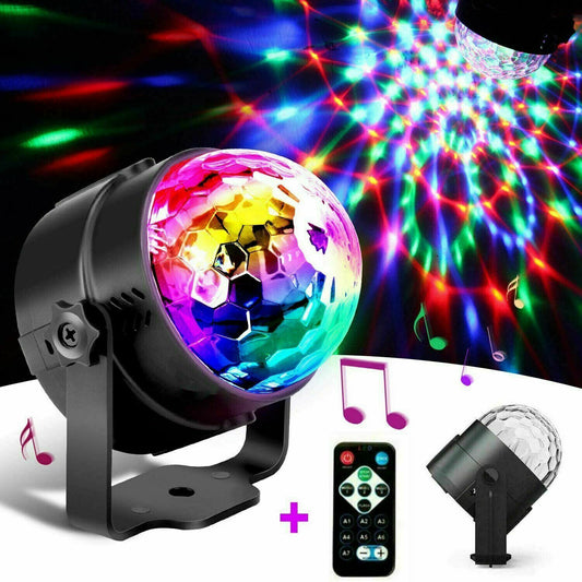 Disco Party Lights Strobe LED DJ Ball Sound Lamp Decoration