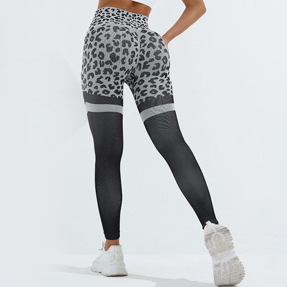 Leopard Print Fitness Pants For Women High Waist Butt Lifting Women Gym From House Black L