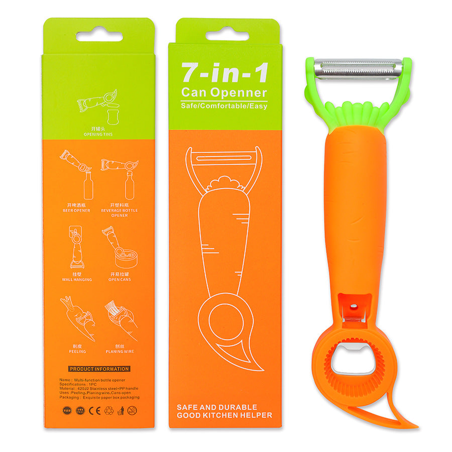 Creative Peeling And Shredding Seven In One Kitchen Tools Gadgets Kitchen dealsniper-net T20 color box