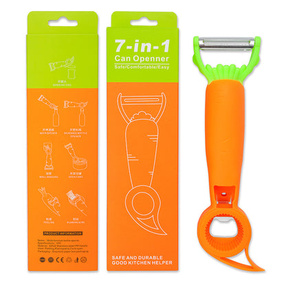 Creative Peeling And Shredding Seven In One Kitchen Tools Gadgets Kitchen dealsniper-net T20 color box