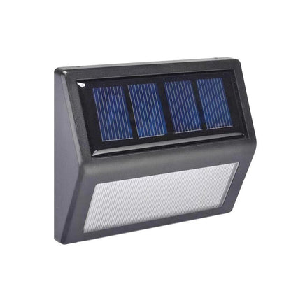 Solar Railing Lamp Outdoor Courtyard 6LED Outdoor dealsniper-net 6LED Warm Light Solar Energy 1PCS