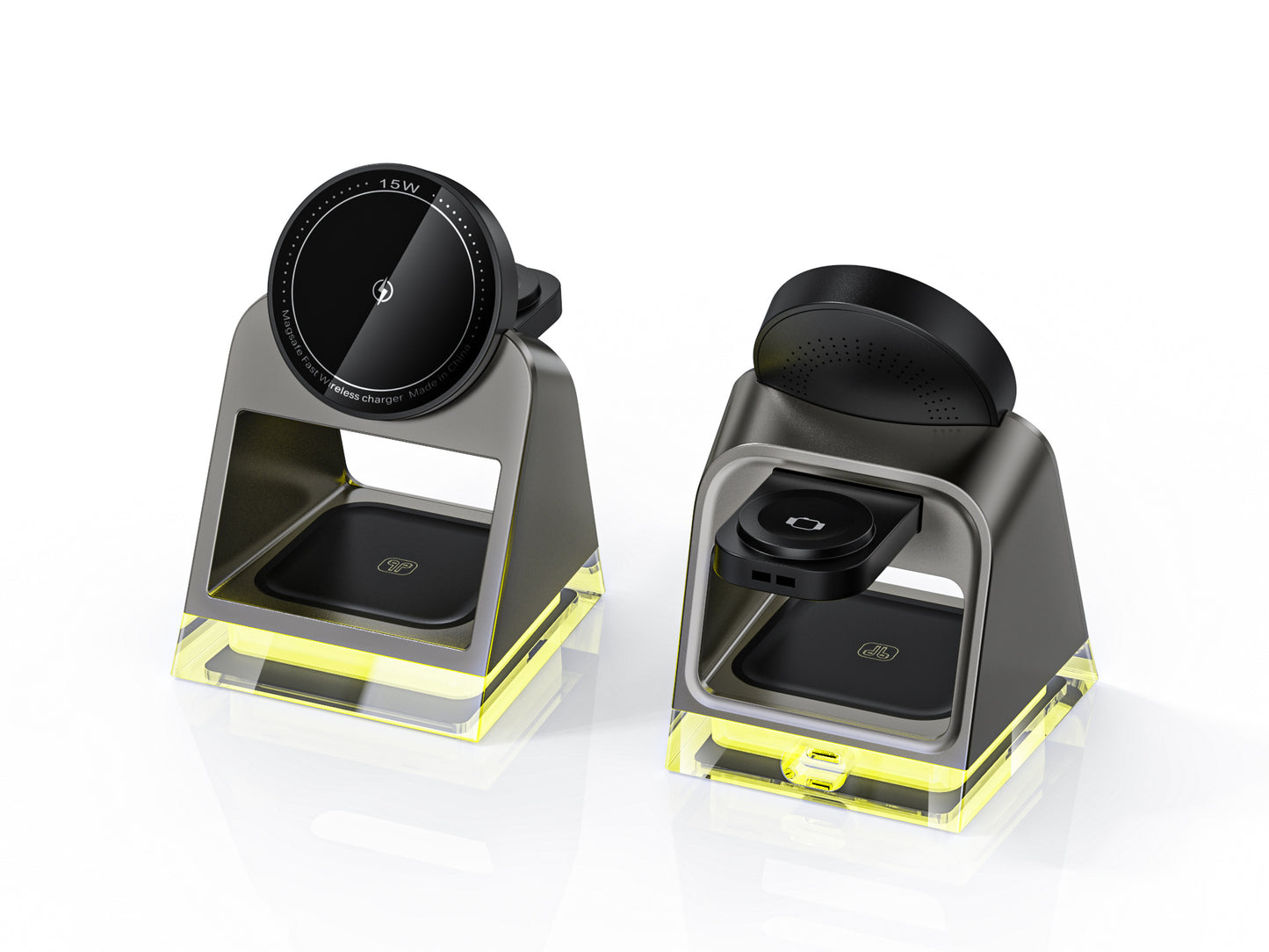 Touch Magnetic Three-in-one Wireless Charger Gadgets Gym From House