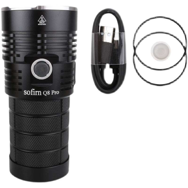 Strong Light Flashlight 18650C Port Direct Charge Outdoor DealSniper.net 6500k single