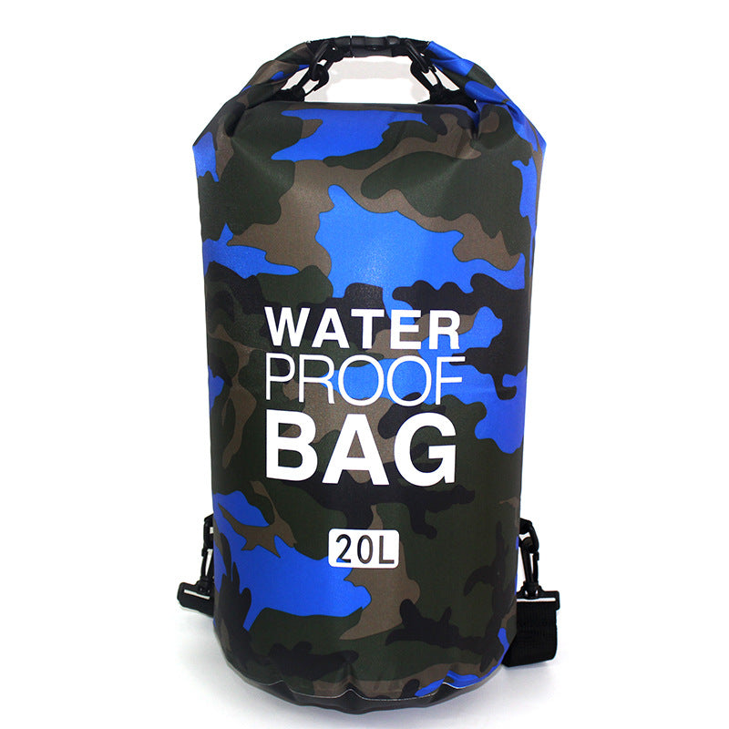 Outdoor Waterproof Bag Camouflage Polyester Double Shoulder Outdoor Gym From House Sapphire 10L 1PC