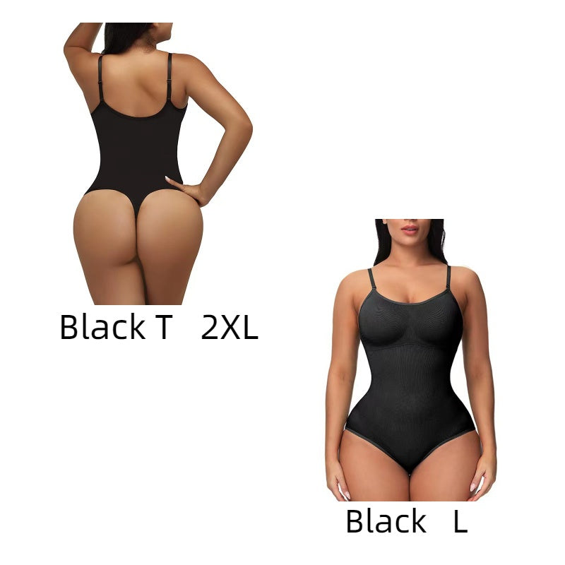 New Seamless Bodysuit With Large Waistband Women Gym From House Black set 2XL and L