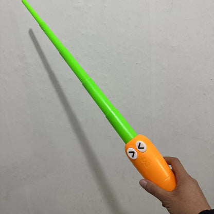 Retractable Radish Sword Decompression Creative Toy Kids dealsniper-net Carrot Color