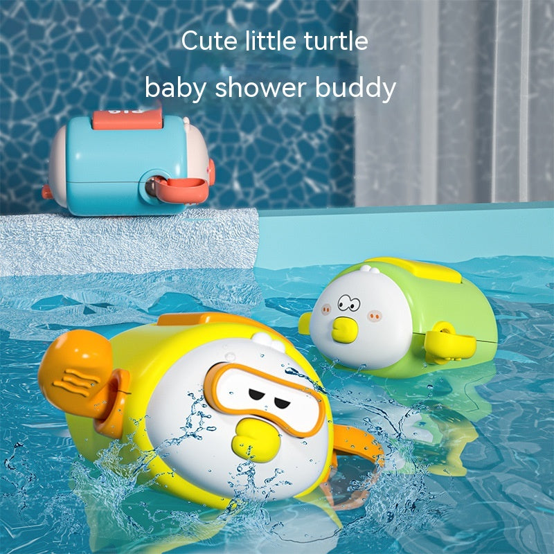 Children's Bath Toys Cartoon Clockwork Bath Water Toys Kids Gym From House