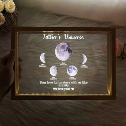 Moon Phase Transparent Luminous Ornament Home Decor DealSniper.net