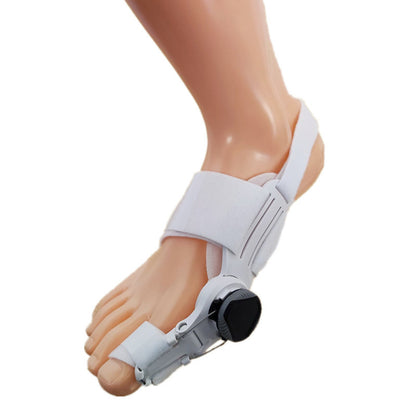 Mechanical Adjustable Hallux Valgus Day And Night Use Health dealsniper-net White Frame Black Button