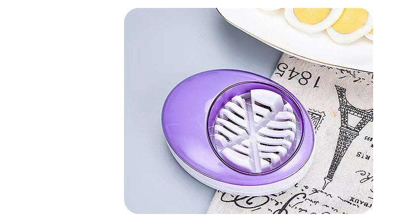 Home Fashion Multi-functional Egg Cutter Kitchen dealsniper-net Purple