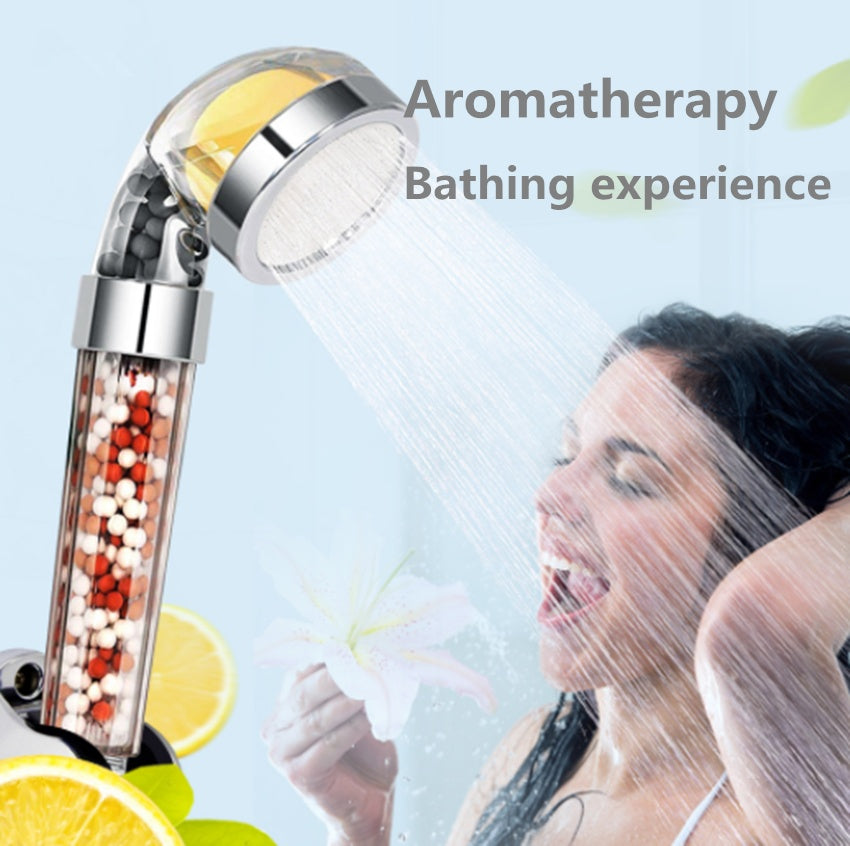 Bathroom Aroma Shower Head Vitamin C Lemon Scent Anion Shower Head Ai Recorder Gym From House