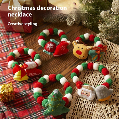Pets Christmas Collar Stretch Ornament Pet Pets Gym From House