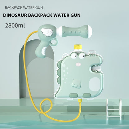 Children's Cartoon Backpack Water Gun Water Beach Toys Kids dealsniper-net 2800ml Dinosaur