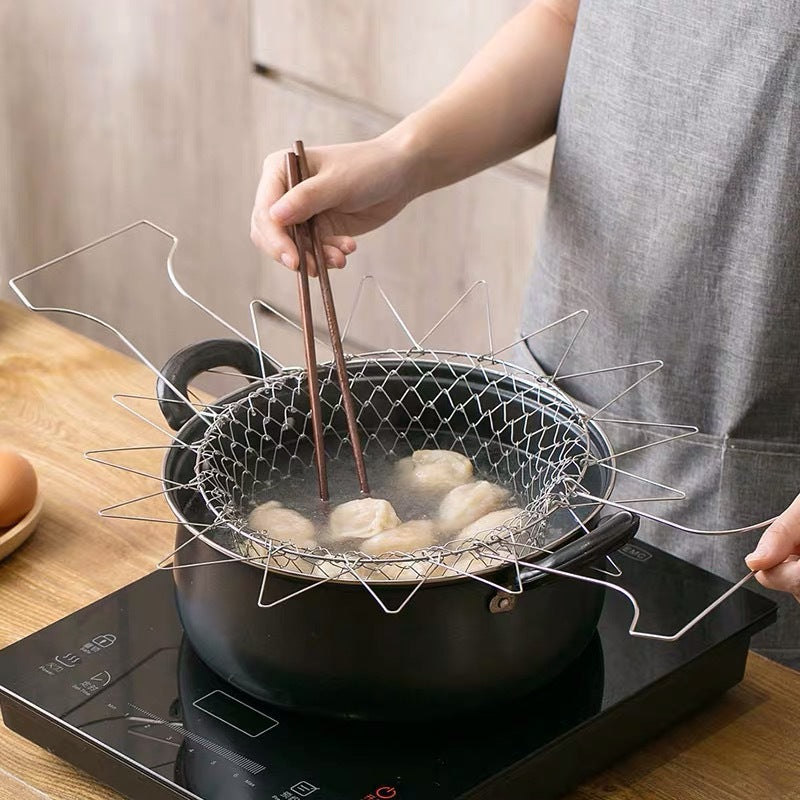 Stainless Steel Deep-fried Kitchen French Fries Tools Drain Kitchen DealSniper.net