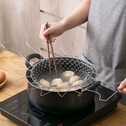 Stainless Steel Deep-fried Kitchen French Fries Tools Drain Kitchen DealSniper.net