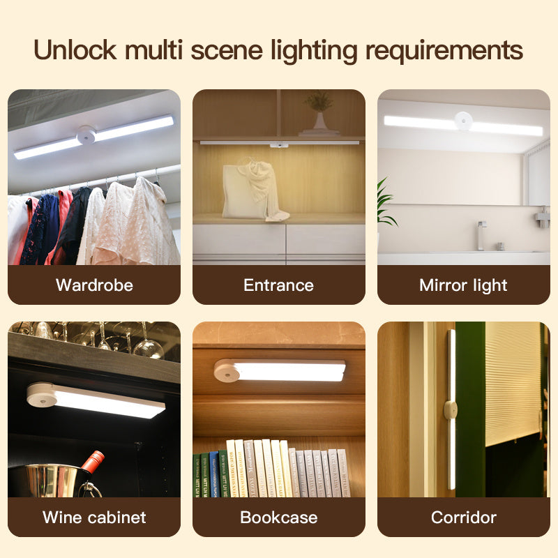 Intelligent Cabinet Light With Foldable Automatic Human Sensing Light House dealsniper-net