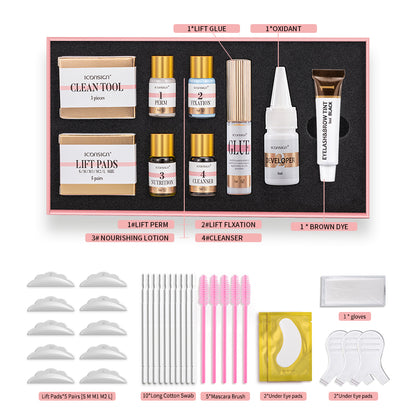 ICONSIGN Lash Lift EyeLash Eyebrow Dye Tint Kit Lashes Perm Set Brow Lamination Makeup Tools Beauty DealSniper.net
