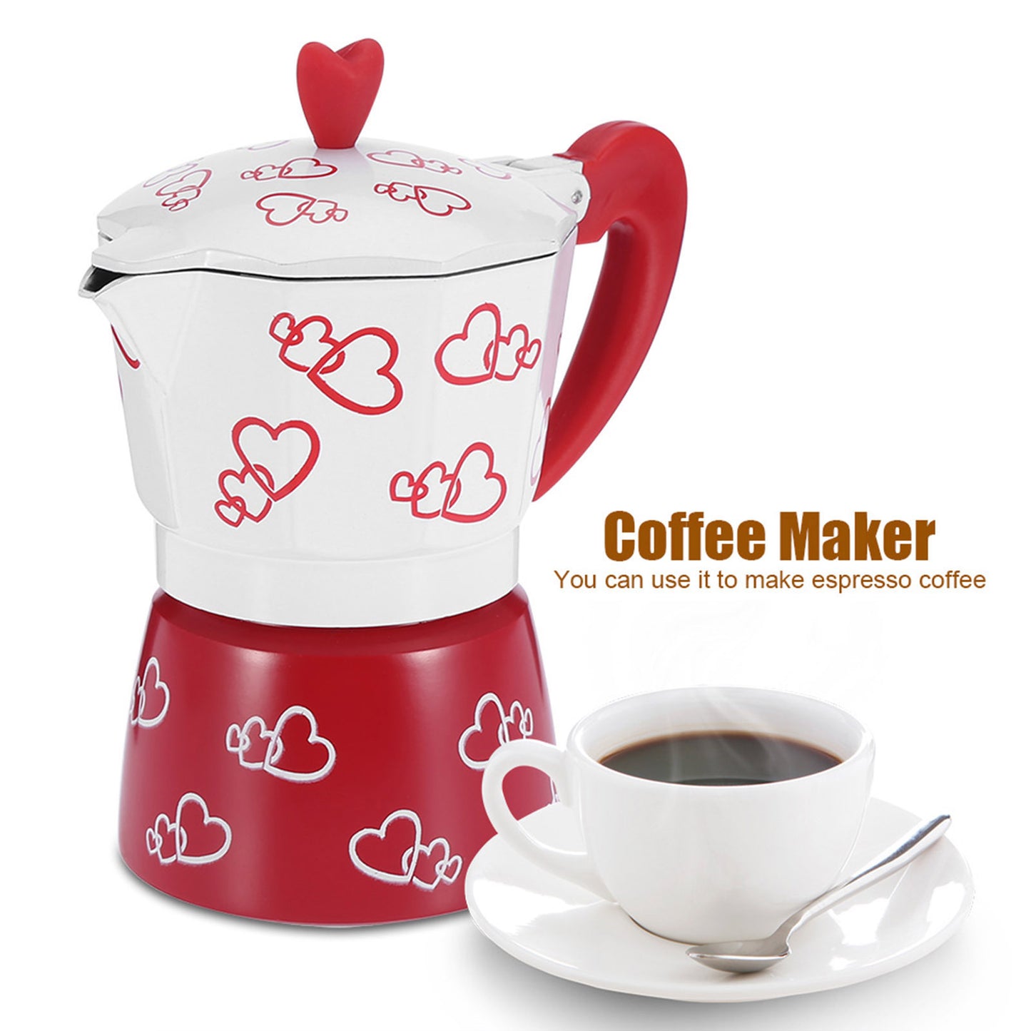 Aluminum Durable Coffee Maker Kettle Pot Household Office(S) Kitchen DealSniper.net