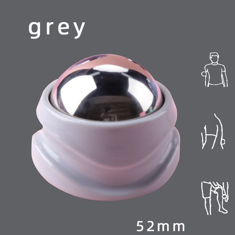 Stainless Steel Ice Applied Cold And Hot Ball Massager Health dealsniper-net 52mm ball gray base