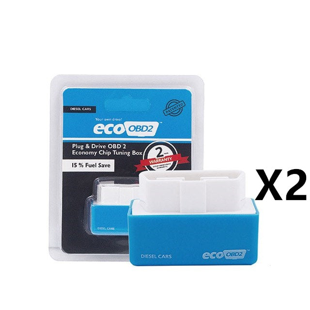 Plug And Play ECOOBD2 Gasoline Car Fuel Economy ECO OBD2 Driver Vehicle dealsniper-net Blue2PC